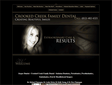 Tablet Screenshot of crookedcreekfamilydental.com